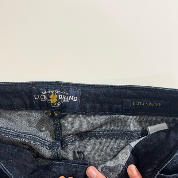 Lucky Brand Lolita Jeans Size 6/28 Dark Wash - Picture 5 of 6